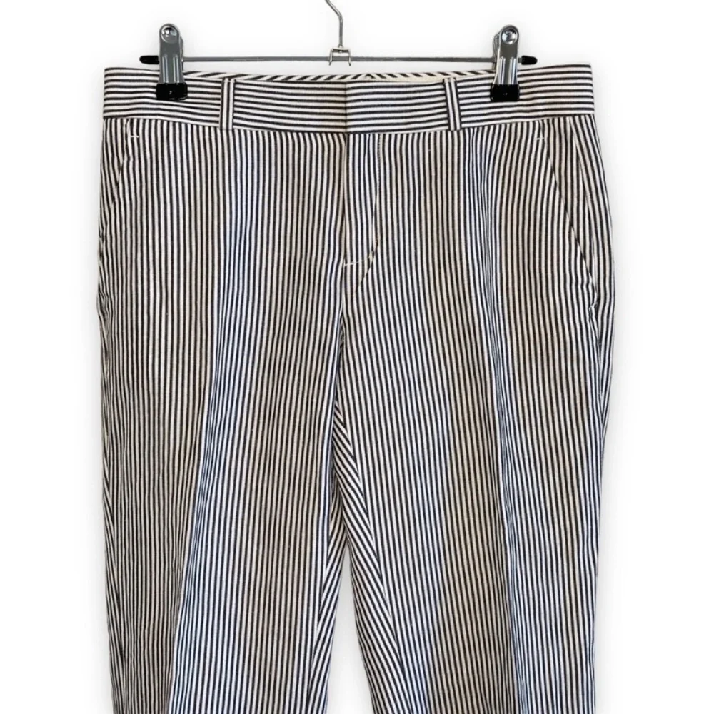 Banana Republic - Logan Stripe Linen Pant - 0 - Sri Lanka